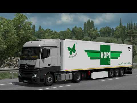 ETS2 Mercedes Actros MP4 1845 Kassel - Köln