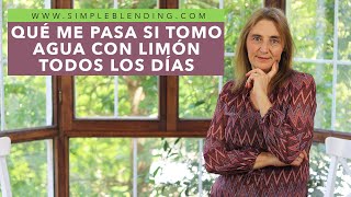 QUE ME PASA SI TOMO AGUA CON LIMÓN TODOS LOS DÍAS | Consumo de agua con limón | Efectos del limón