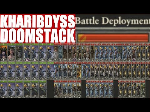 Is this the Dark Elf Doomstack? Kharibdyss Spam