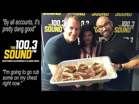 Sharing Tiramisu with 100.3 The Sound