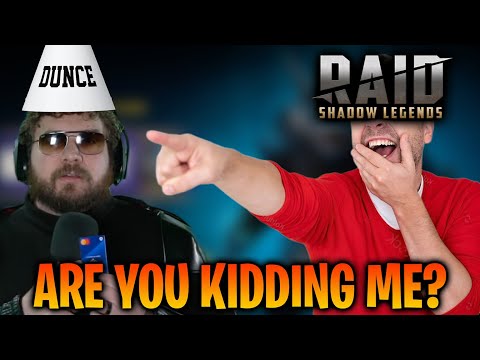 Raid just made fun of me in front of the ENTIRE world...