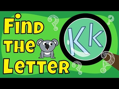 Alphabet Games | Find the Letter K