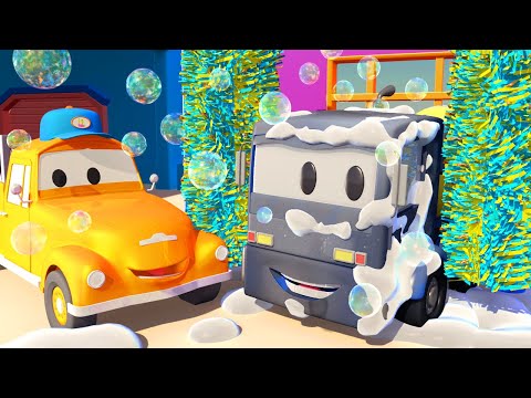 Christopher der Zementmischer - Toms Autowaschanlage in Car City 💧 Cartoons für Kinder