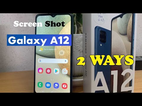 SAMSUNG GALAXY A12: 2 WAYS TO TAKE SCREENSHOTS