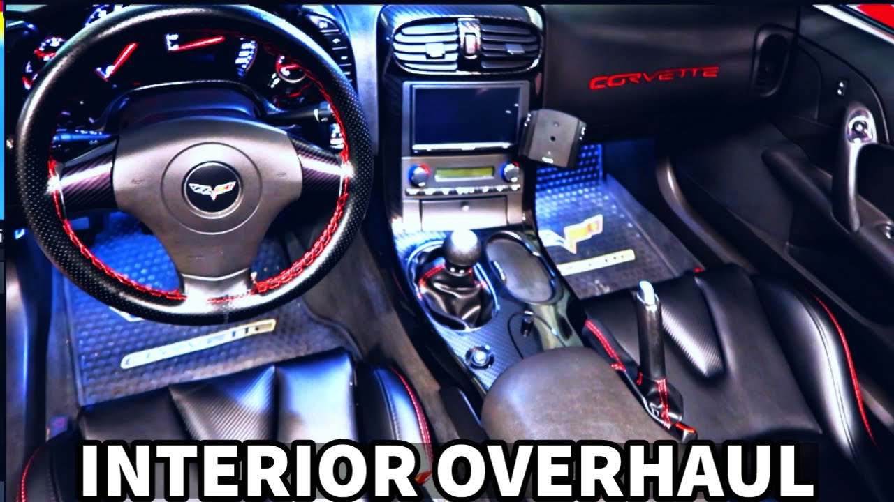 Corvette interior Overhal... Short shifter added! Insane!