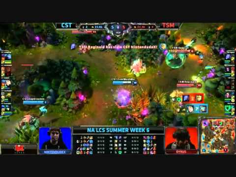 NA LCS 2013 - TSM vs CST Highlights
