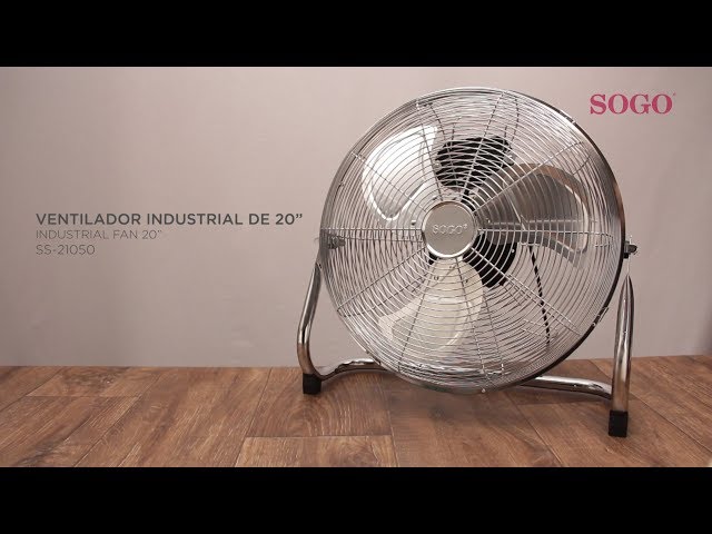 Sogo Halbindustrieller Bodenventilator 170 W video