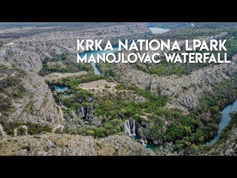 Manojlovac waterfall in Krka National Park (Croatia)