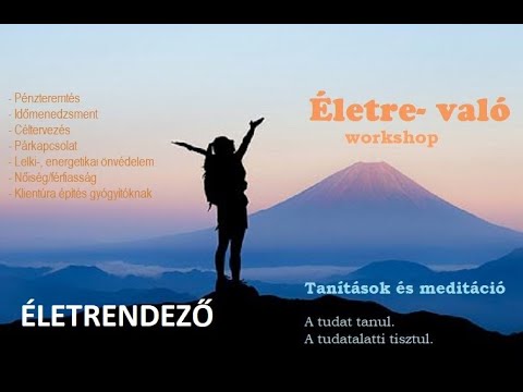 Életrendező  e-learning 1 Bevezető