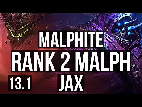 MALPHITE vs JAX (TOP) | Rank 2 Malph | EUW Challenger | 13.1