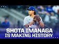 Shota Imanaga is MAKING HISTORY! (5-0, 0.78 ERA so far in MLB career!)  今永昇太