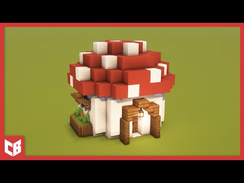 How to Build a Mushroom House in Minecraft #short