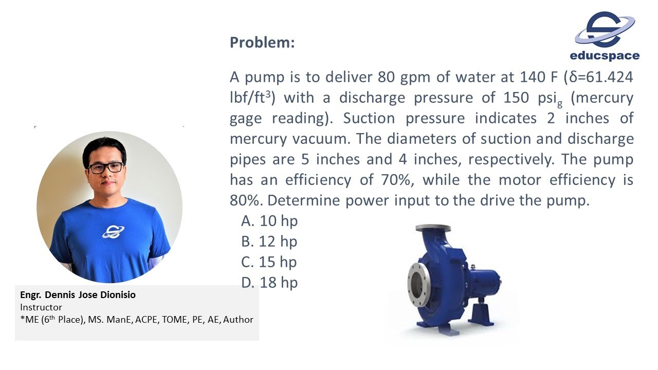Sample Problem 2 - Pumps