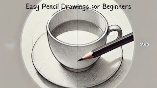 How to Draw a Tea Cup Step by Step | Easy Pencil Drawings for Beginners | Simple Drawing Tutorial