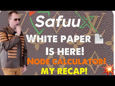 Safuu protocol| Safuu | New Whitepaper and Node info! #safuuprotocol #safuux #passiveincome #nodes