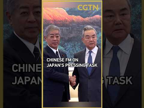 China's top diplomat urges Japan to correct erroneous words, deeds of its leaders on Taiwan question