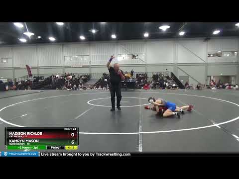 105 Lbs Round 6 (8 Team) - Madison Ricalde, Oklahoma Vs Kamryn Mason, Washington 731c