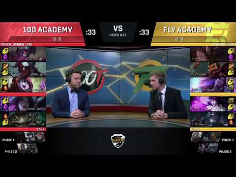 100A (Levi Kayn) VS FLYA (Anda Graves) Highlights   2018 NA Academy Summer W3