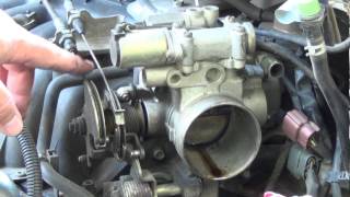 How To: Fix a Sticking Accelerator Cable Throttle Body, replace TPS Sensor & Adjust Throttle Cable.