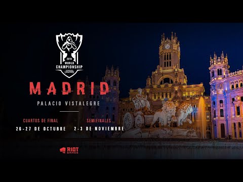 Las semifinales y cuartos de los Worlds de League of Legends se jugarán en Madrid