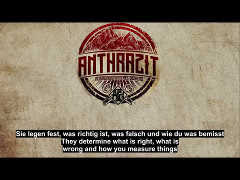 Anthrazit - Neuordnung unseres Denkens (English + German lyrics)