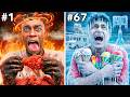 Extreme Cold Vs Spicy Basketball Challenges