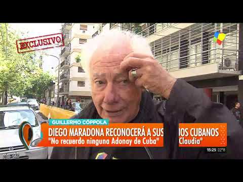 Guillermo Coppola habló de los hijos cubanos de Diego Maradona