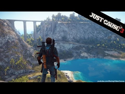 Just Cause 3 | 10 Minutes of Free Roam Gameplay | Wingsuit, Grappling, Flying, Explosions (PS4) HD