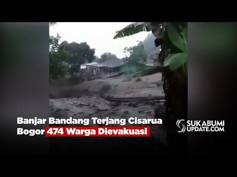 Banjar Bandang Terjang Cisarua Bogor, 474 Warga Dievakuasi