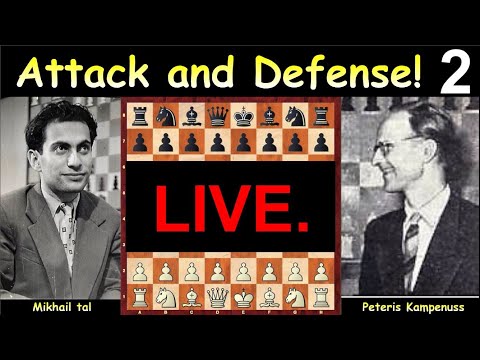 Attack and Defense! #2 | Mikhail Tal vs Peteris Kampenuss | Latvian Chess 1953 (Tagalog Language)