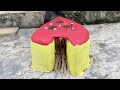 Creative Heart Shaped Smoke Free Cement Stove Save Firewood DIY Wood Stove 02