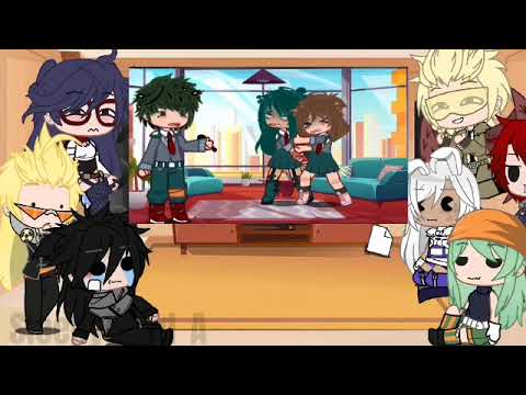 Pro heroes react to deku wears glasses?? (requested)