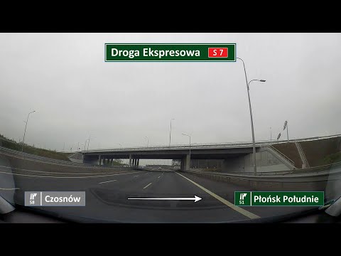Droga Ekspresowa // Expressway S7: Czosnów - Płońsk ( Płońsk Południe )
