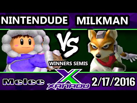 S@X 137 - SPY | Nintendude (Ice Climbers) Vs. Milkman (Fox) SSBM Winners Semis - Smash Melee