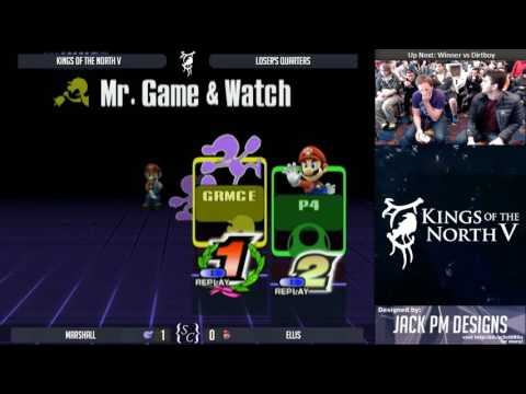 Muk.Lyfe | Marshall (GnW) vs Ellis (Mario) - Kings of the North V PM Loser's Quarters