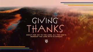 Giving Thanks