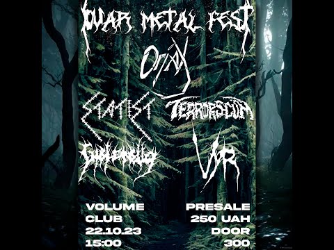 War Metal Fest II 22.10 22.10 (Volume Club, Kyiv)