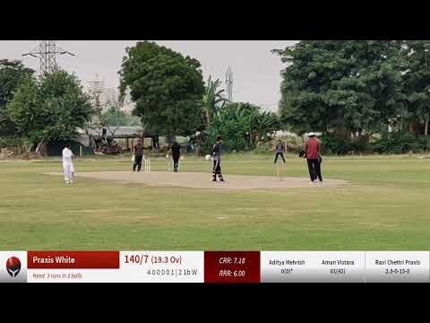 Live Cricket Match | Praxis Blue vs Praxis White | 11-Sep-22 07:18 AM 20 |  | CricHeroes