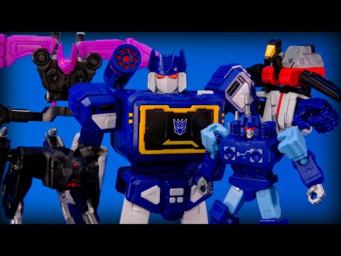 Blokees Transformers Soundwave Rumble Laserbeak Ratbat Action Edition Model Kit Build and Review!