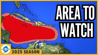 Download the video "Tropical wave will reach the Caribbean in 7 days. It could develop into a cyclone in the long term."