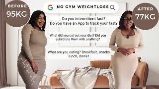 Weightloss Questions and Answers| 18kg weightloss, No gym, No exercise