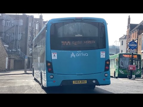*THRASH* Journey on Arriva Kent & Surrey Route 700 along the A2. Wright Streetlite 4272 (GN64 DXO)