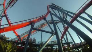 preview picture of video 'External Roller coaster view - Busch Gardens'
