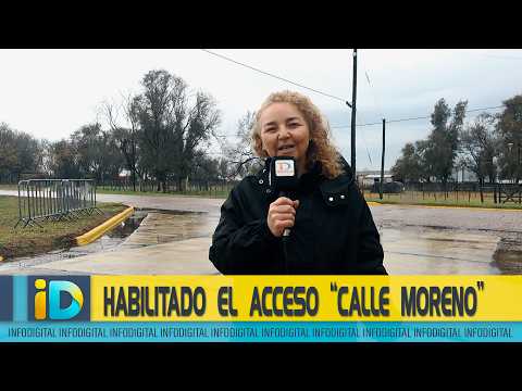 Habilitaron el ingreso por calle Moreno: finalizó la segunda etapa de Av. Argentina
