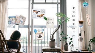 「読むを楽しむ、夏の東京団地暮らし」本と漫画と風鈴と📖🎐🌻