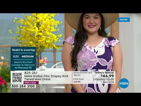 HSN | IMAN Global Chic Fashions 05.13.2023 - 03 AM