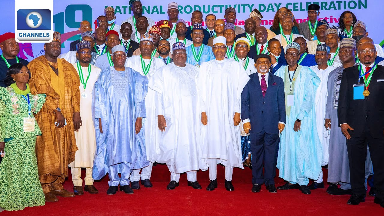President Buhari Confers National Productivity Award On Reputable Nigerians