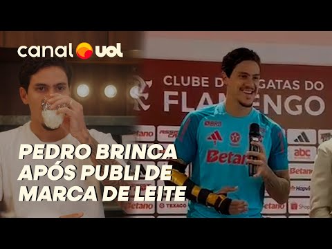 PEDRO IS HONORED FOR HIS 300TH GAME WITH FLAMENGO AND JOKES WITH PUBLI: 'THEY SAID MEAT IS GOOD TOO'