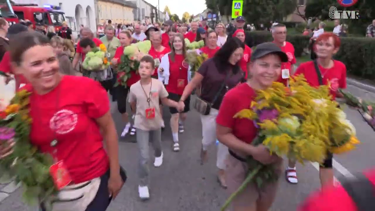 Powrót sieradzkich pielgrzymów z Jasnej Góry