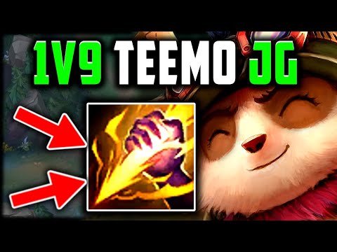 NEW TEEMO STRAT TURNS HIM INTO A S+ JUNGLER! | Teemo Jungle Season 13 League of Legends